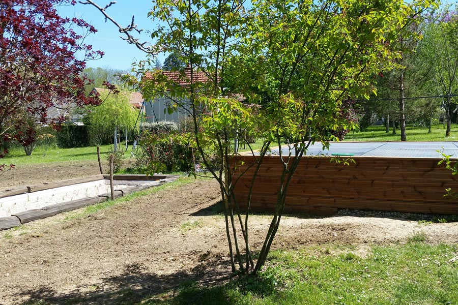 Assainissement intégré au jardin